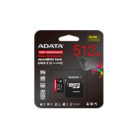 MEMORIA ADATA MICRO SDXC/SDHC 512GB UHS-I VIDEOVIGILANCIA 24/7 100MB/85MB 4K CLASE 10 U3 V30 A2 C/ADAPTADOR (AUSDX512GUI3V30SHA2-RA1) MEMORIA ADATA MICRO SDXC/SDHC 512GB UHS-I VIDEOVIGILANCIA 24/7 100MB/85MB 4K CLASE 10 U3 V30 A2 C/ADAPTADOR (AUSDX512GUI3V30SHA2-RA1)